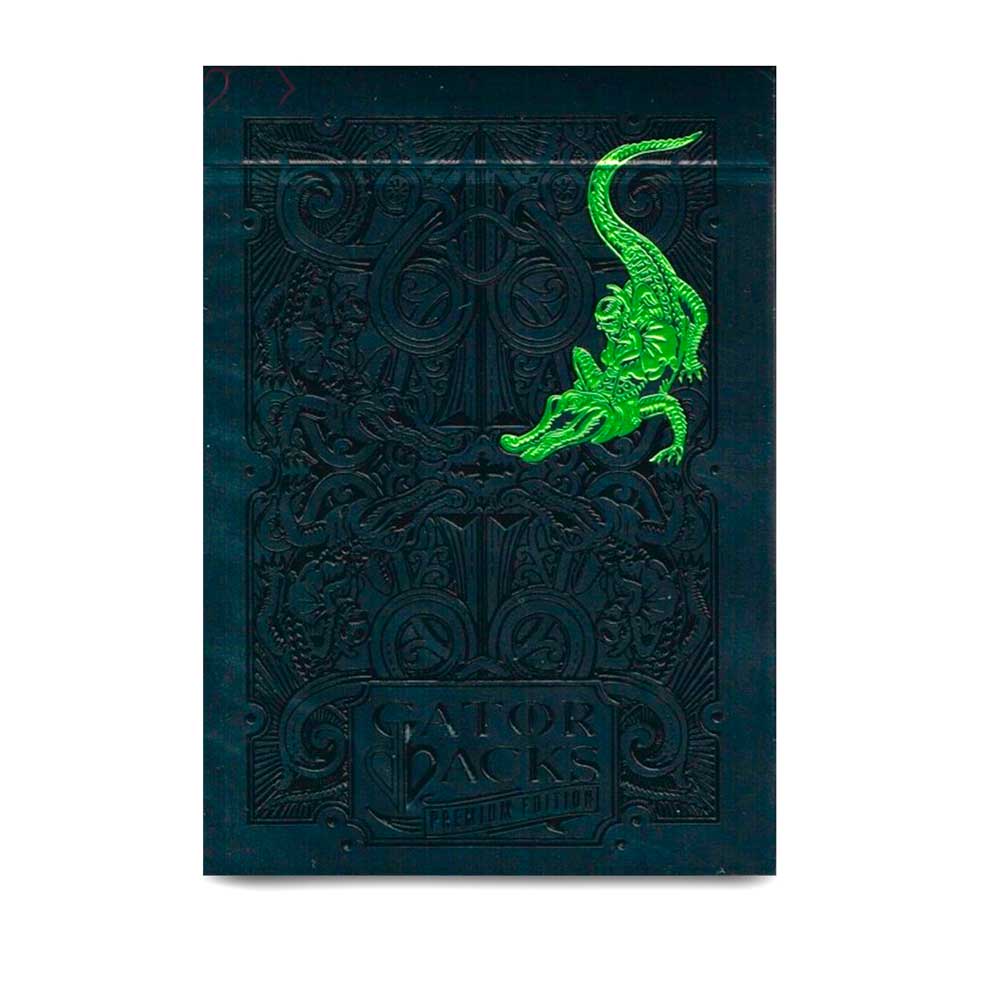 Gatorbacks Metallic Green playing cards by David Blaine -David