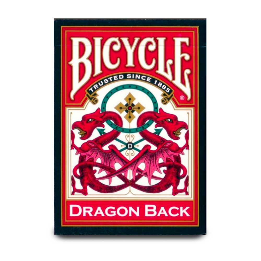 Bicycle dragon 2025 back red