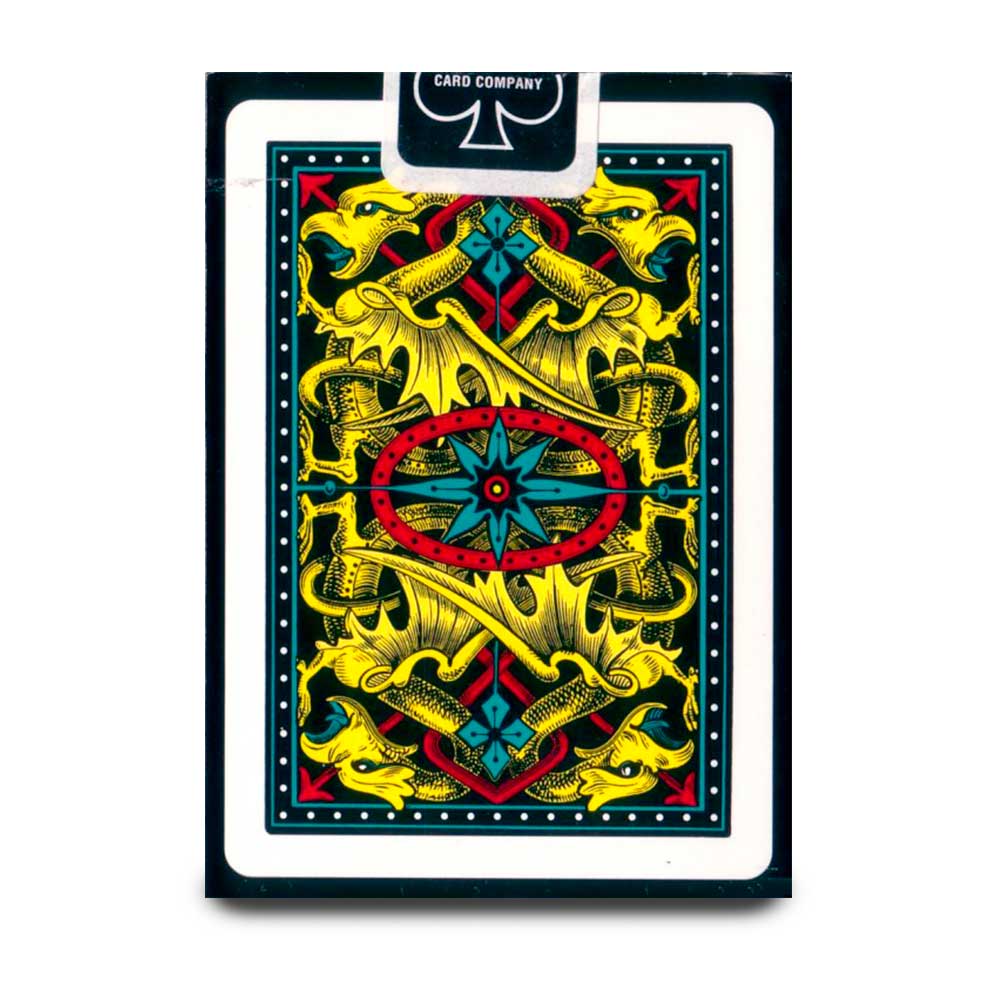 Bicycle Dragon Back Yellow - Collection playing cards