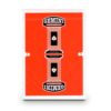 Gemini Casino Orange Playing Cards by Toomas Pintson