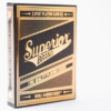 Superior Skull & Bones V2 (Black/Gold) Playing Cards by Expert Playing Card Co.