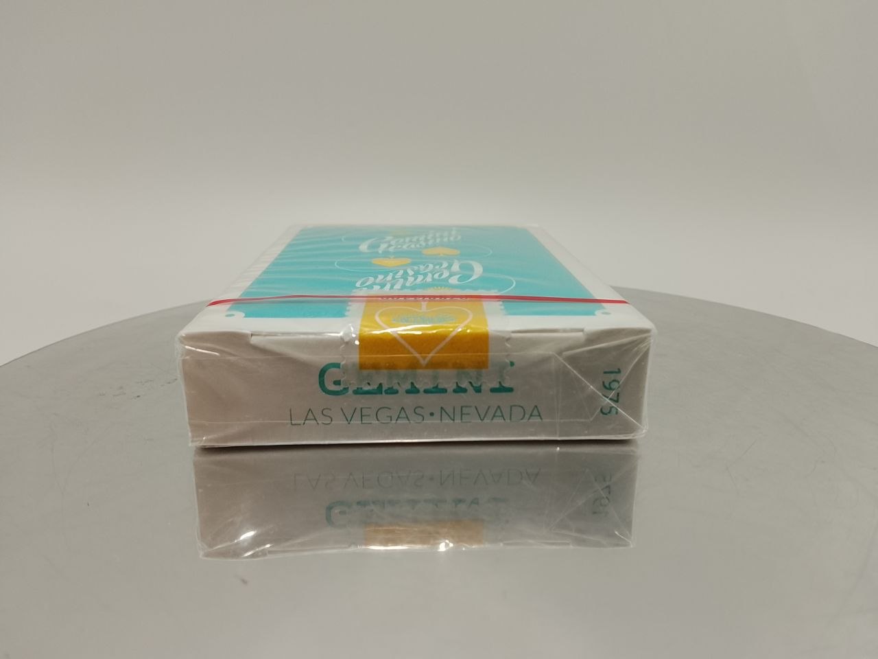 Gemini Casino 1975 Playing Cards by Gemini (Teal/Blue) - Image 3