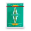 Vintage Chicken Nugget - Green Playing Cards,