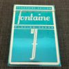 Fontaine Turquoise Foil Playing Cards